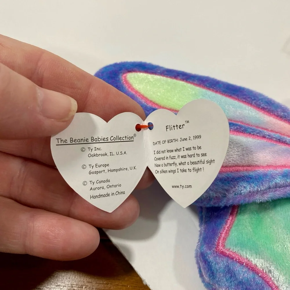 Vintage Beanie Baby “Flitter” - Picture 5 of 6